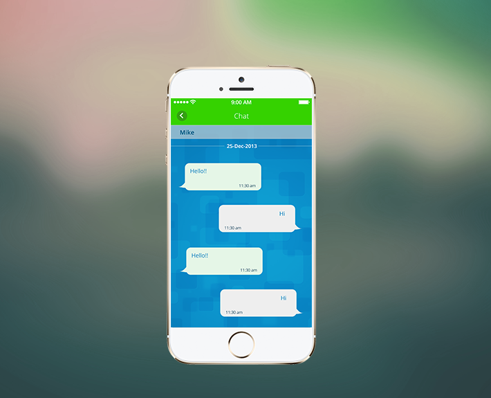 chat screen