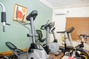 gym at the rodinia hotel