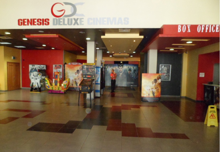 An interior view of Genesis Cinema
