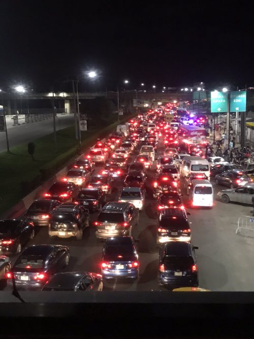 Friday evening traffic congestion in Lagos