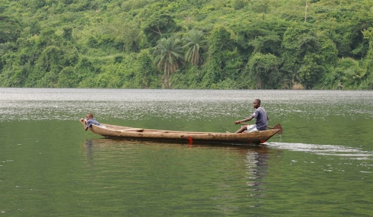 boat riding in oyan lake