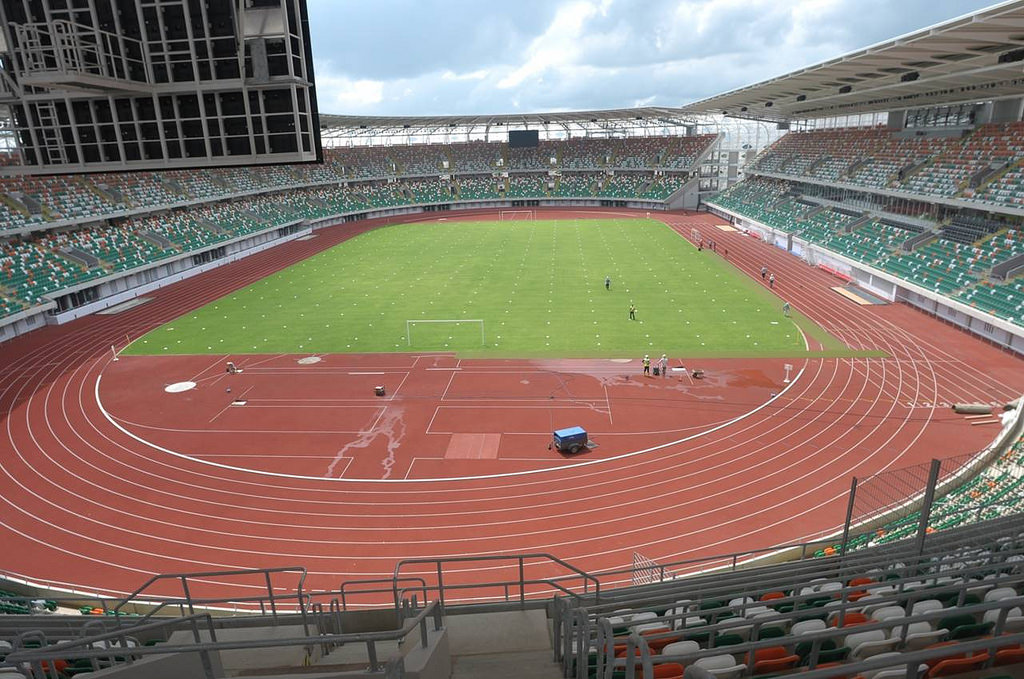 Race track of the Godswill Akpabio International Stadium