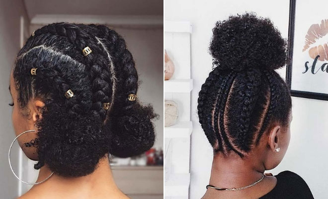 2021/2022 Unique and Simple Hairstyles for Ladies. - Ladeey  Natural hair  styles, Braids for short hair, Hair twist styles