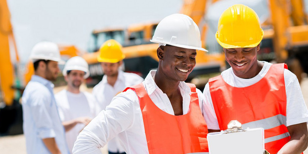 Most Popular jobs Nigerians do abroad: Happy construction workers