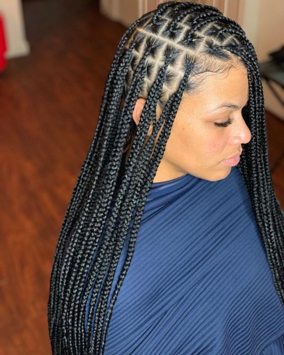 All about hair: knotless braids