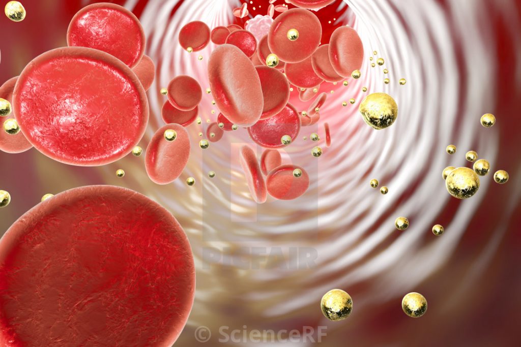 Nanoparticles in the bloodstream